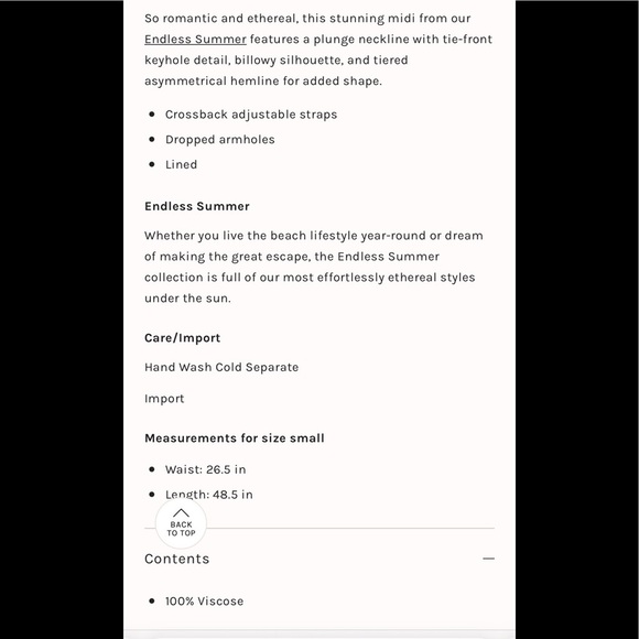 NWT Free People Endless Summer Showstopper MIDI Size M - Picture 4 of 16